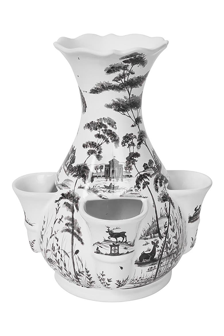 Country Estate 11" Tulip Vase, Alternate, color, FLINT GREY