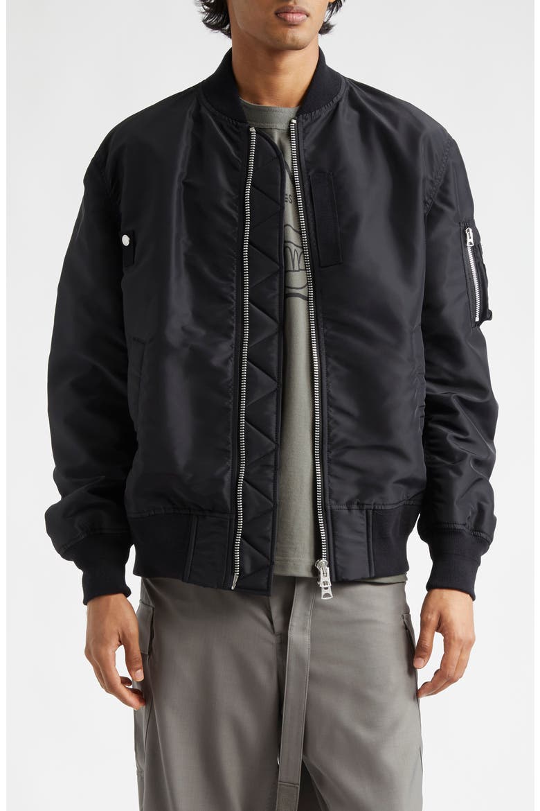 Nylon Twill Bomber Jacket (Men) | Nordstrom