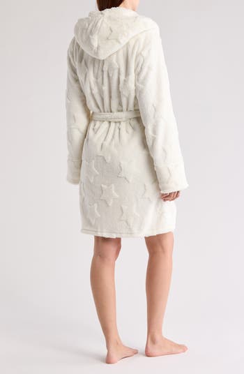 Cozy Plush Fleece Hooded Robe