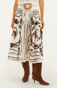 FARM Rio Equestrain Ring Belt Skirt