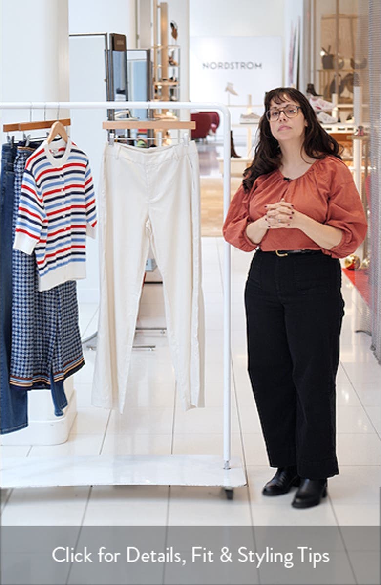 Tencel Lyocell Blend Wide Leg Pants, sales video thumbnail