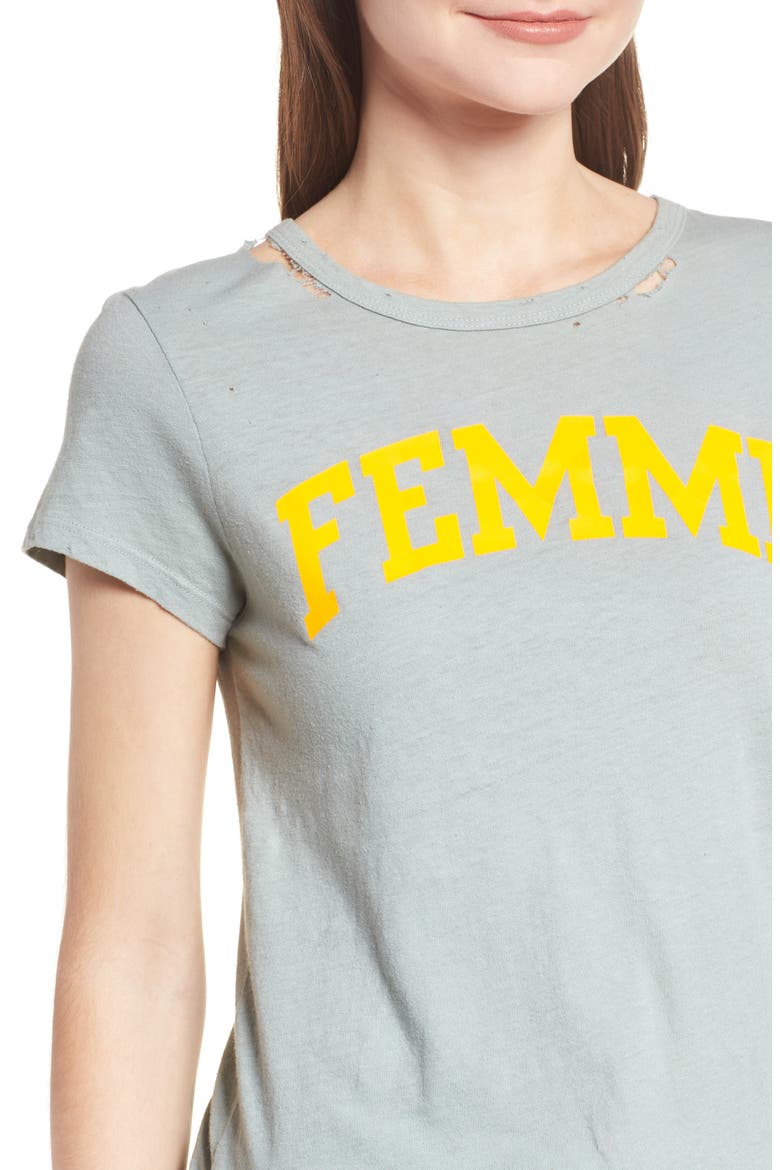 Femme Tee, Alternate, color, MINT