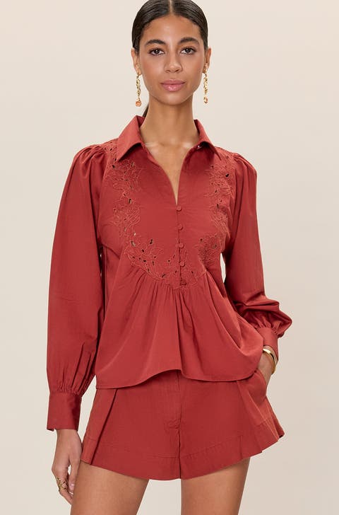 Rachelle Pop Over Blouse