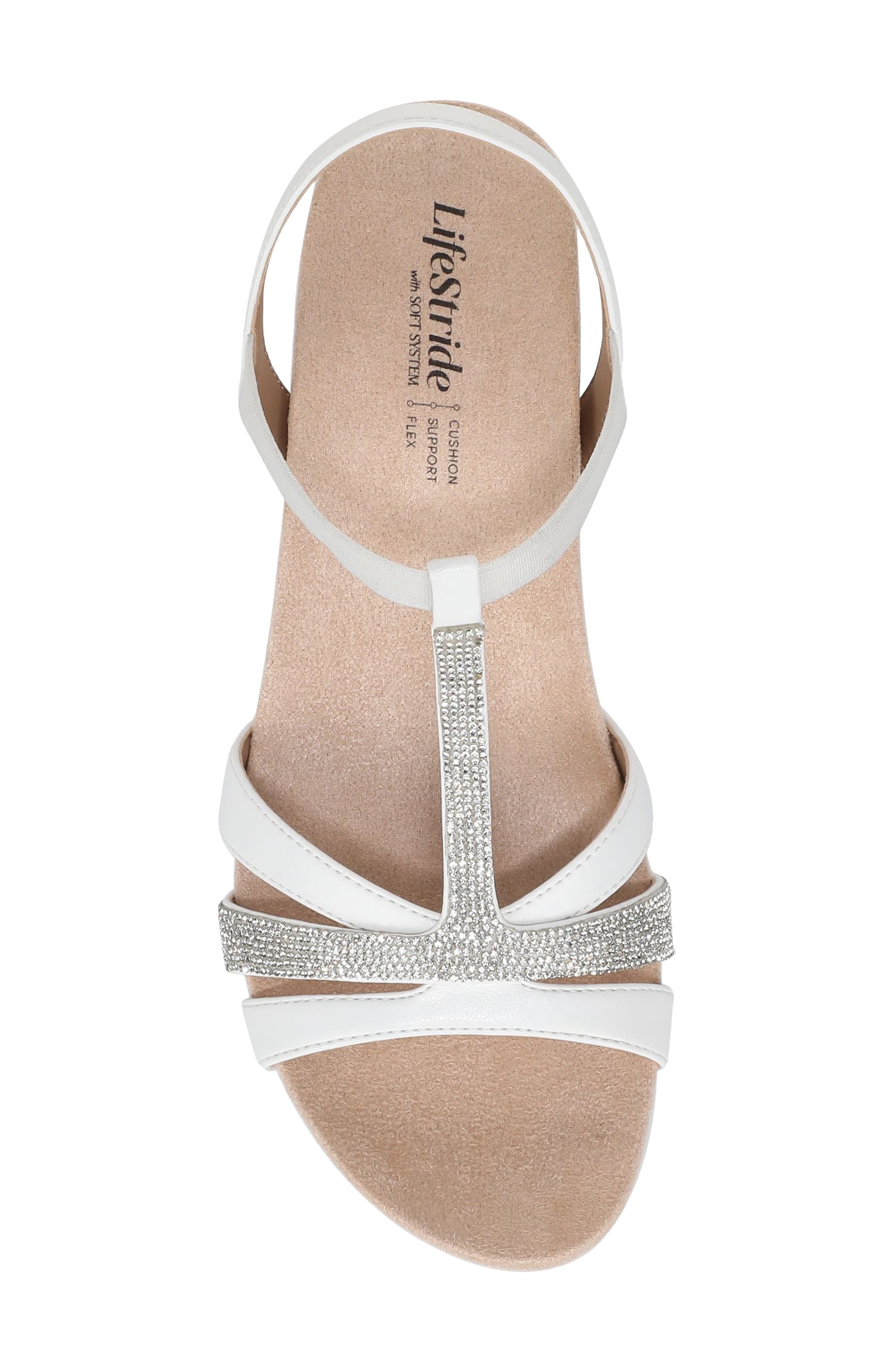 Mimosa Slingback Platform Wedge Sandal, Alternate, color, WHITE