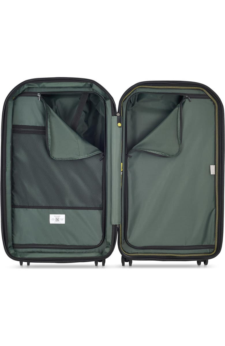 Delsey Paris Rempart Checked Medium Hardside Expandable Luggage Trunk with Spinner Wheels, Alternate, color,