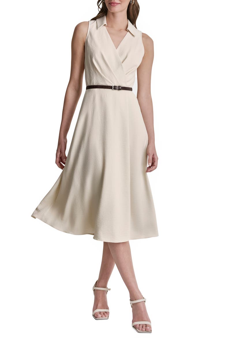 Sleeveless Shirtdress, Main, color, PAPYRUS