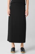 Eileen Fisher Stretch Jersey A-Line Skirt