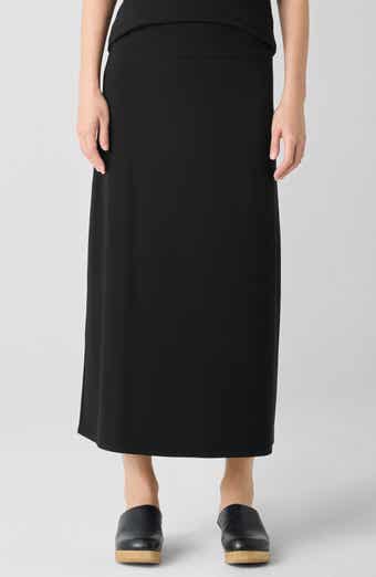 Eileen Fisher Stretch Jersey A-Line Skirt