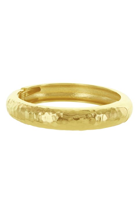 Wave Hammered Bangle