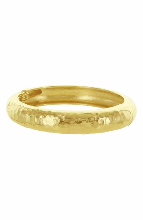 Wave Hammered Bangle