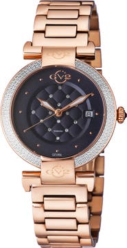 GV2 Women's GV2 Berletta Diamond Quartz Watch, 37mm - 0.0044 ctw