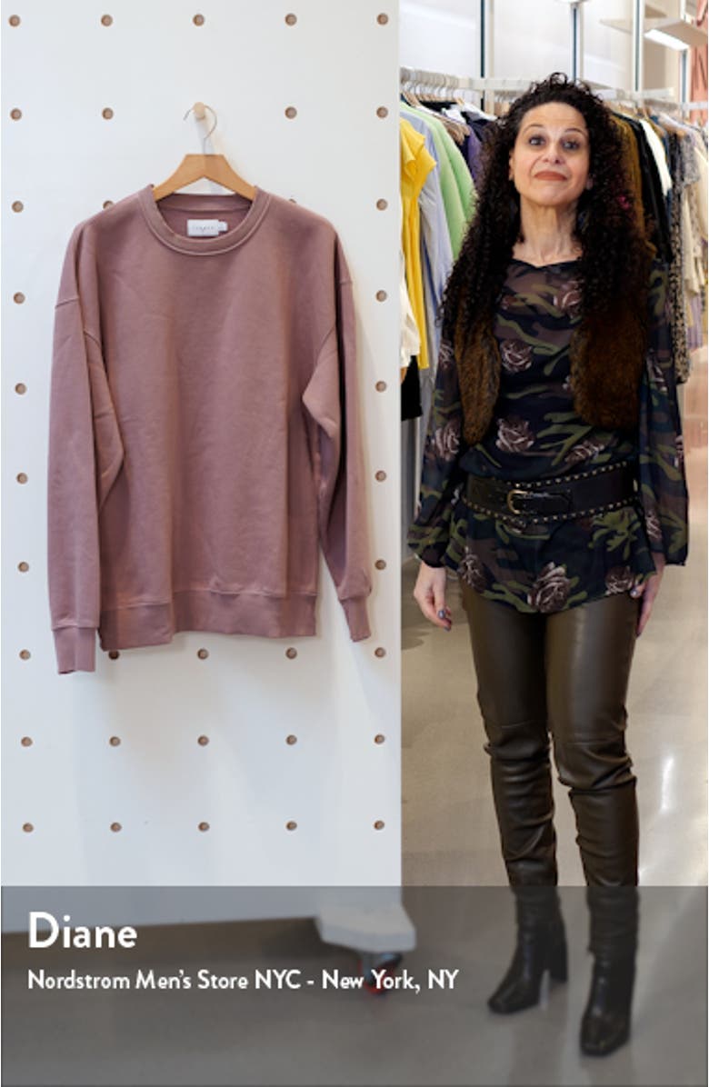 Oversize Crewneck Sweatshirt, sales video thumbnail