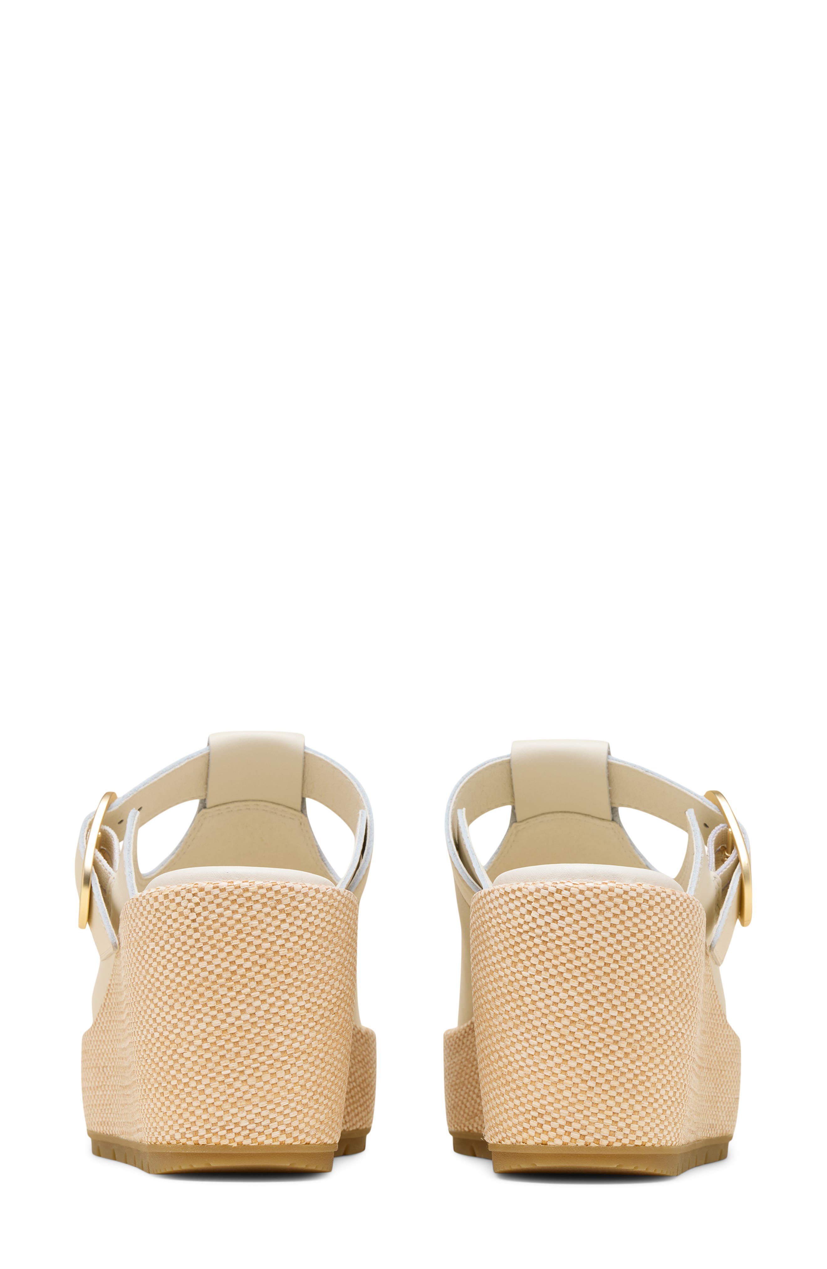 Sunpeak Platform Wedge Sandal, Alternate, color, CHALK/ GUM 16
