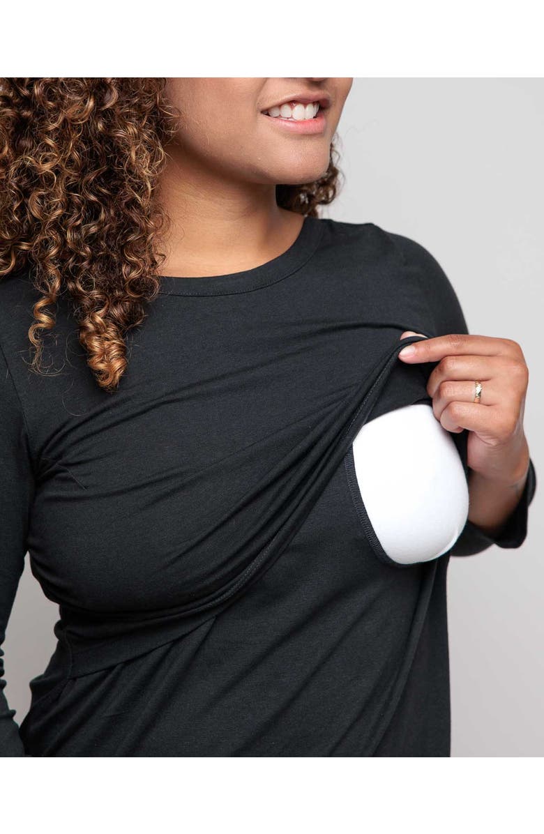 The Bshirt Nursing Tunic Dress, Alternate, color, 