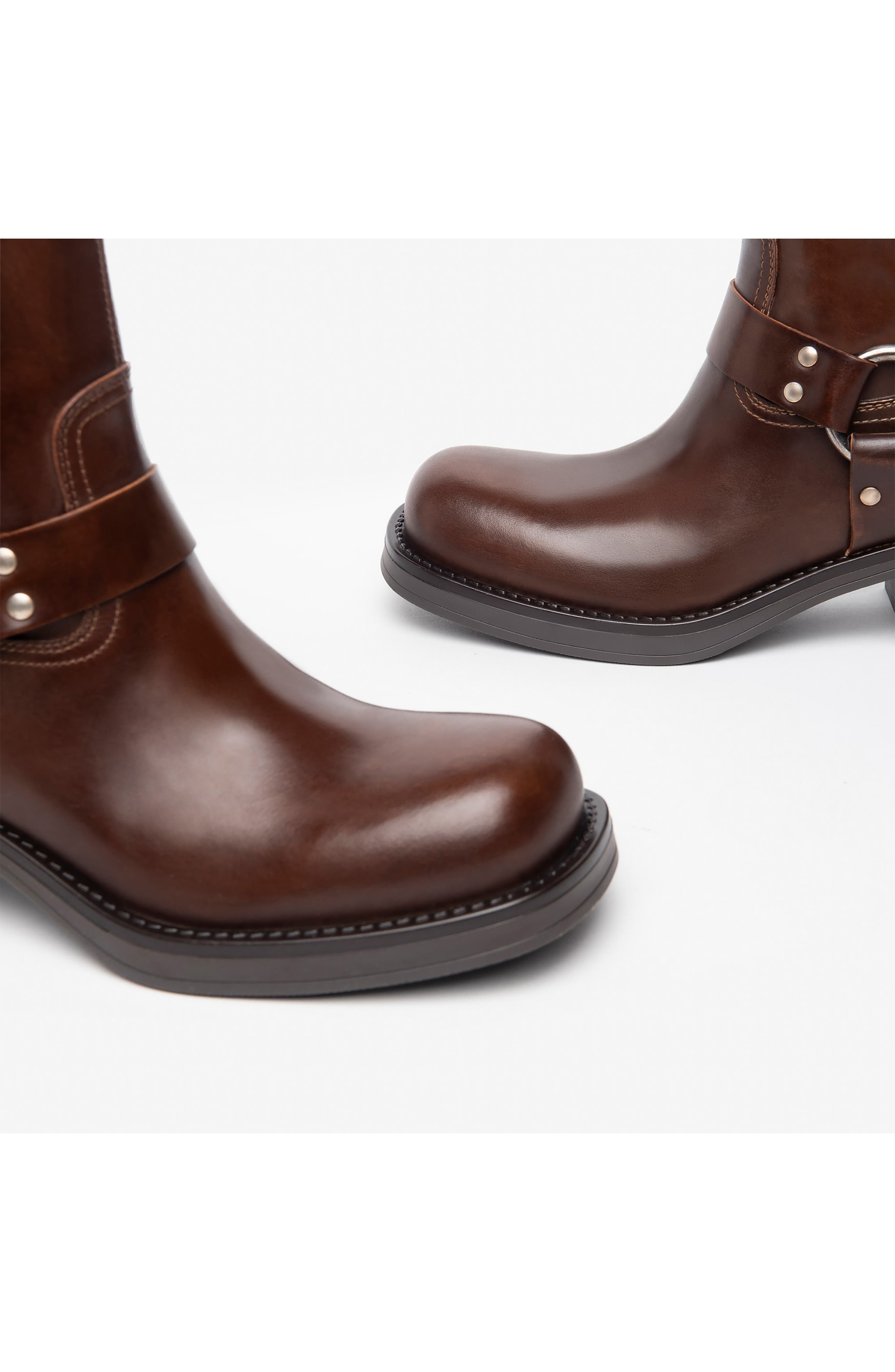 Harness Bootie, Alternate, color, BROWN