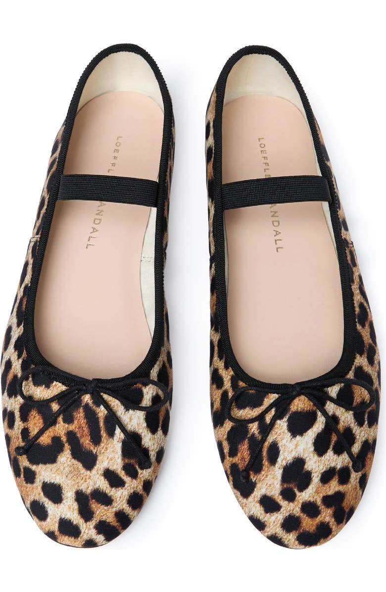Loeffler Randall Leonie Soft Mary Jane Ballet Flat, Alternate, color, Leopard