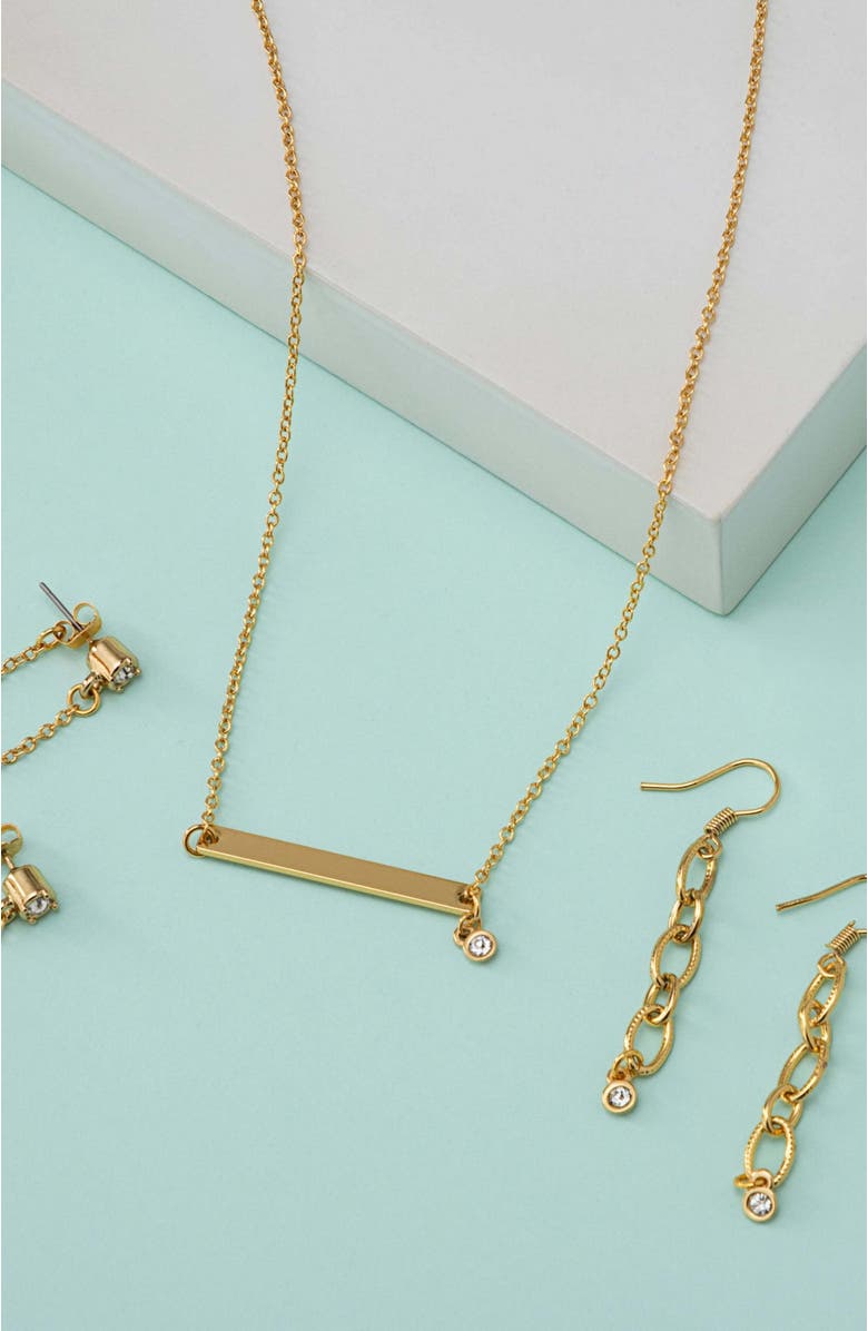 Fosterie Perlita Earring, Alternate, color, Gold