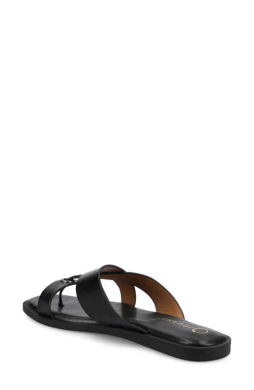 JOURNEE COLLECTION JOURNEE COLLECTION PRIZZIE FLAT SLIDE SANDAL 