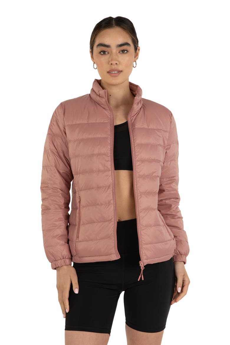 Urbaneer Down Jacket, Alternate, color, Pink Satin
