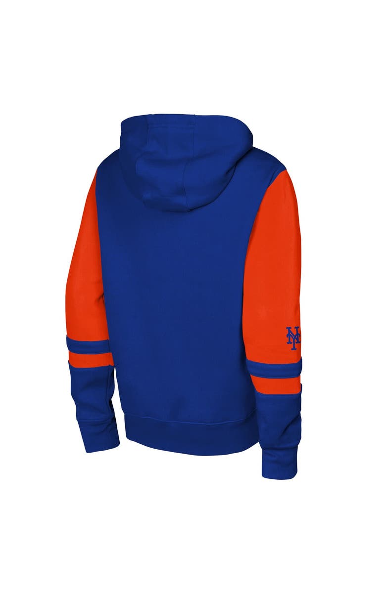 Outerstuff Men's Outerstuff Royal New York Mets Stadium Colorblock Full-Zip Hoodie, Alternate, color, Royal