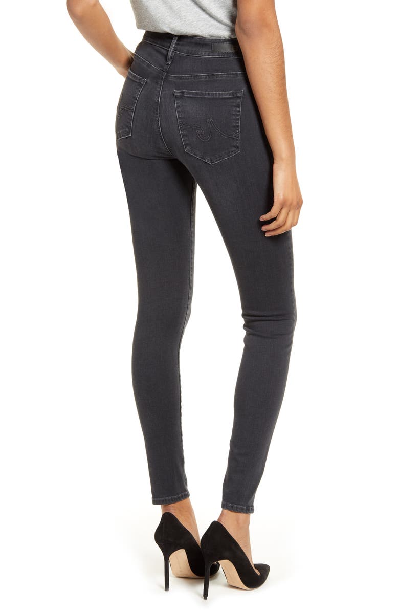 AG The Farrah High Waist Ankle Skinny Jeans, Alternate, color, 