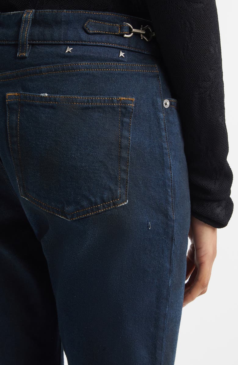 Golden Goose Journey Stretch Denim Bootcut Jeans, Alternate, color, Blue