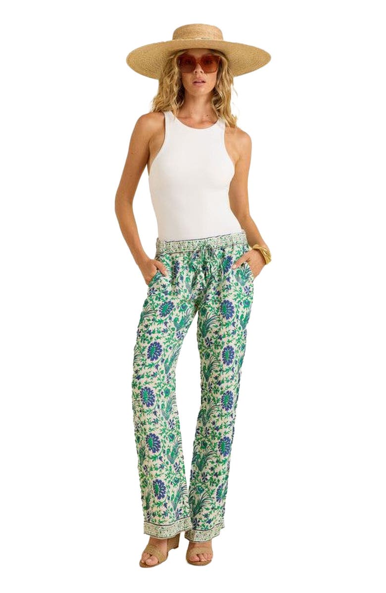 Calypso St. Barth Bianca Pants, Main, color, Goa Print