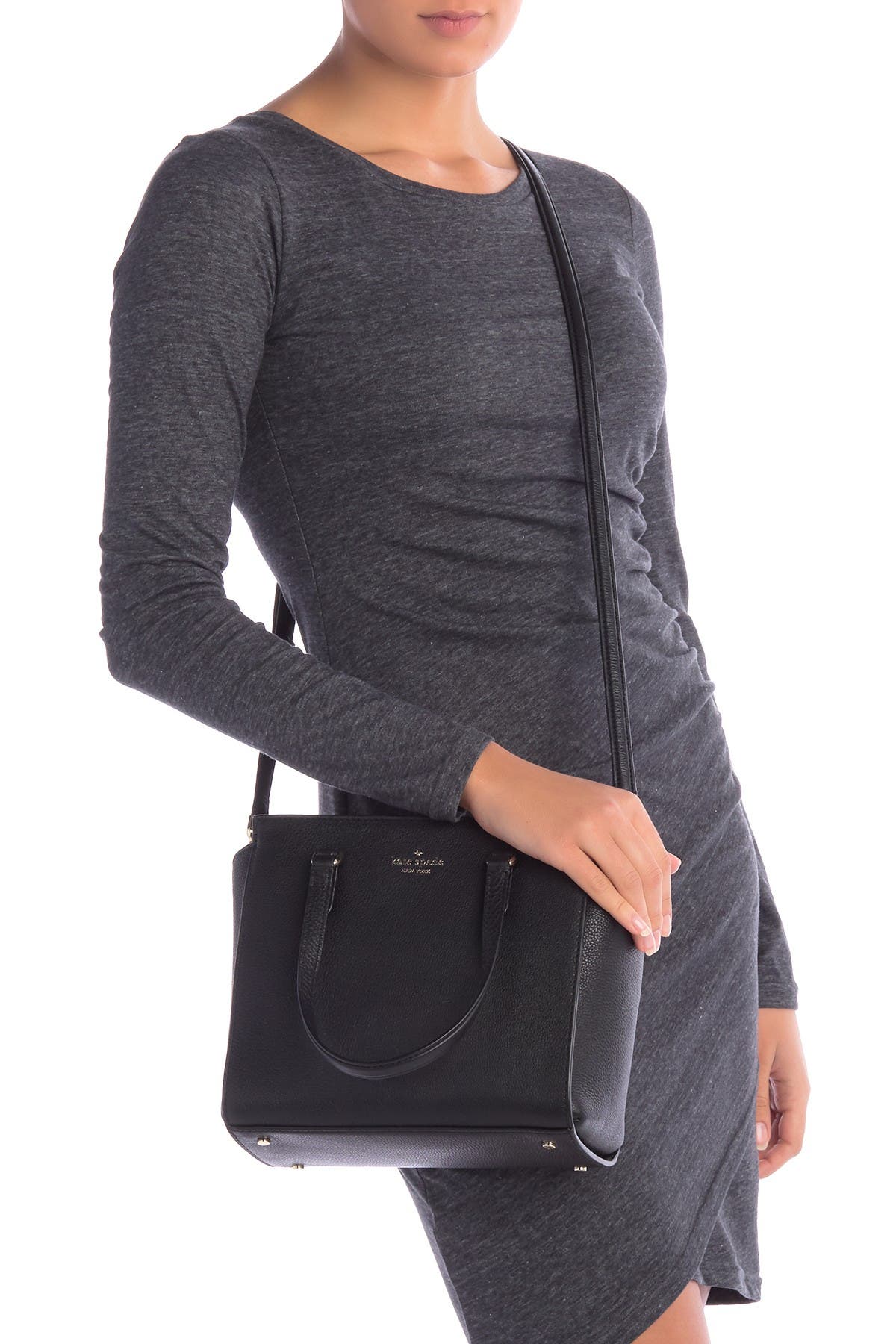 Kate Spade New York jackson medium leather satchel, Alternate, color, 