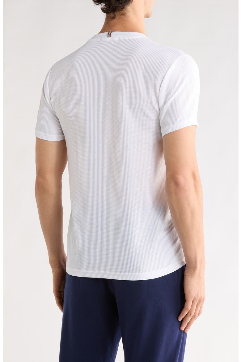 Textured Knit T-Shirt, Alternate, color, WHITE