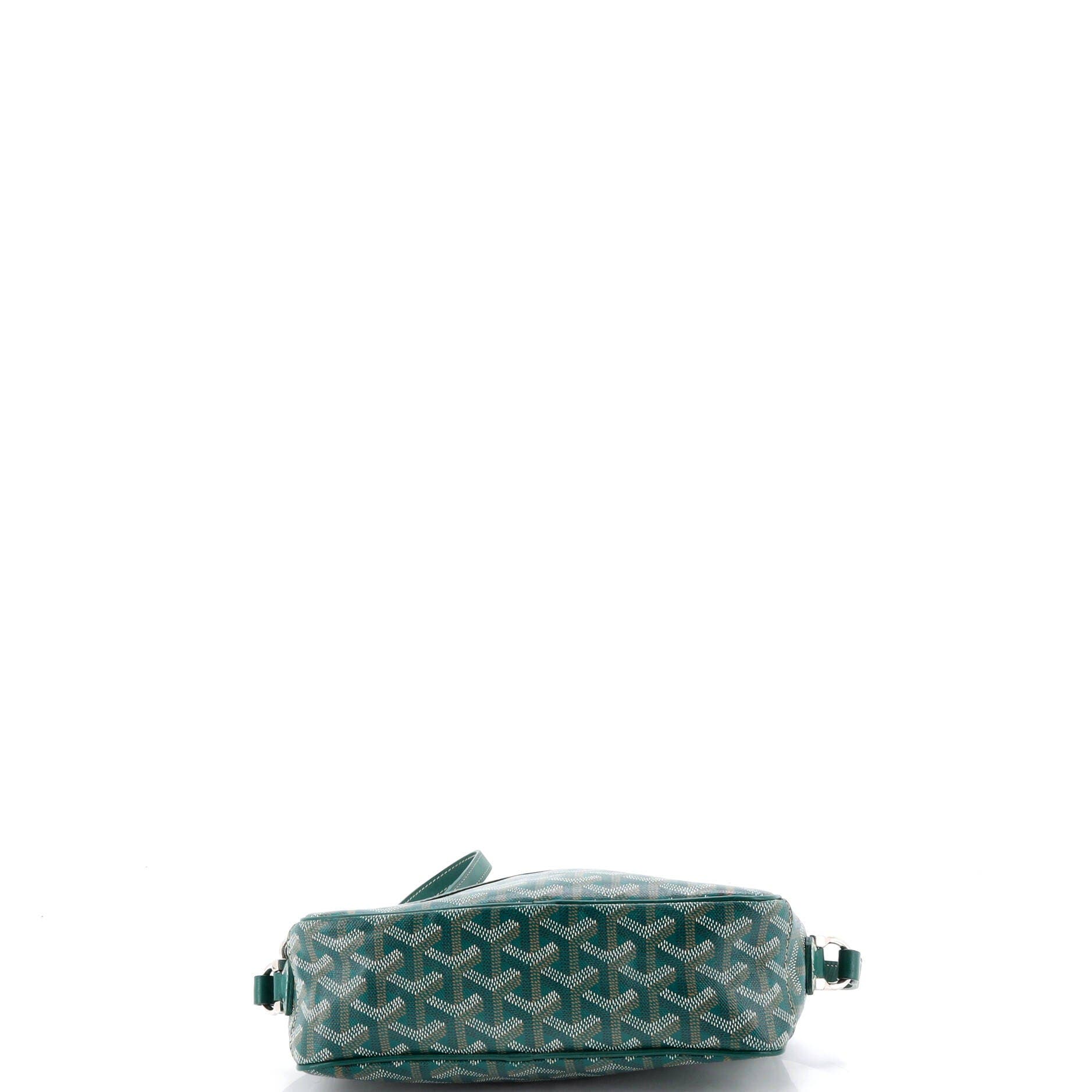 Cap Vert Bag Coated Canvas, Alternate, color, Green