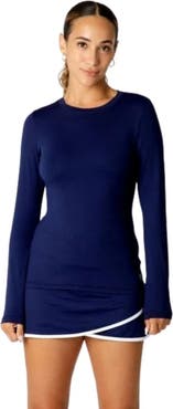 Sofibella UV Colors Womens Long Sleeve Tennis Shirt