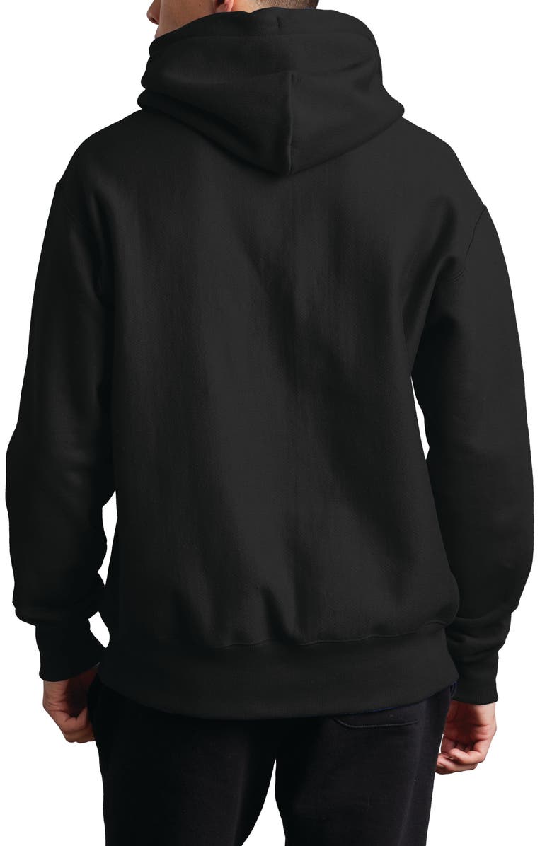 Champion Reverse Weave<sup>®</sup> Script Chest Logo Hoodie, Alternate, color,
