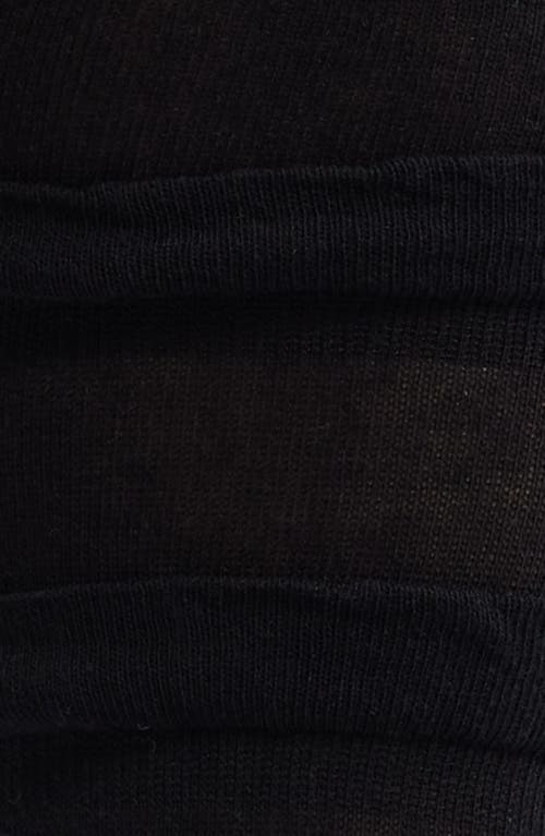 Casa Clara Tyler Tiered Knee High Socks In Black