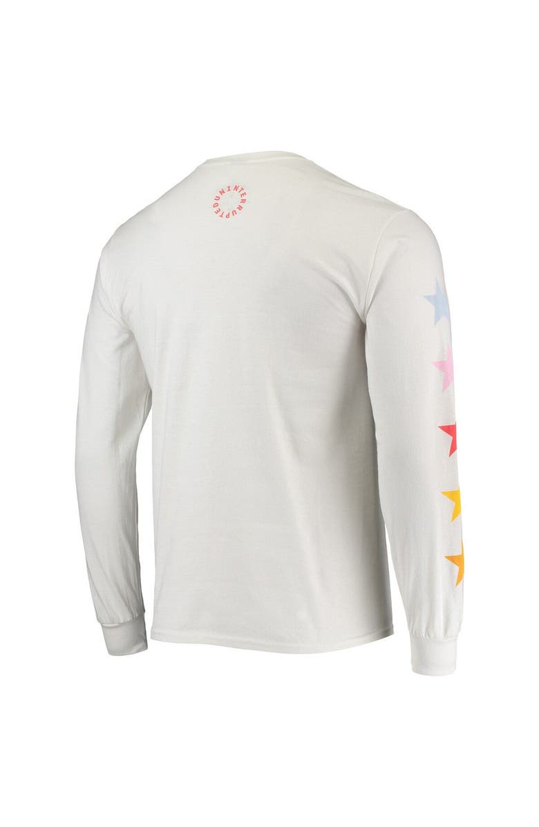 Mitchell & Ness Men's Mitchell & Ness x Uninterrupted White New Jersey Nets Hardwood Classics Long Sleeve T-Shirt, Alternate, color, White