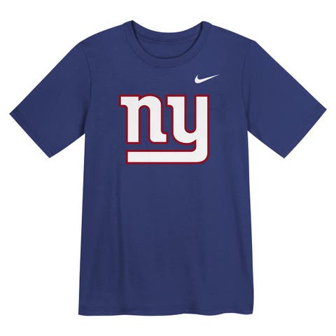 Preschool Nike  Royal New York Giants Logo T-Shirt