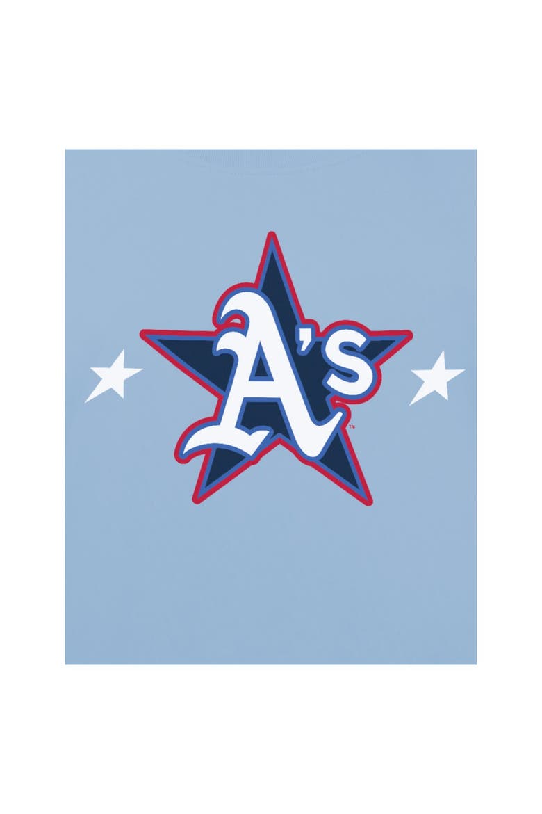 Men's New Era Light Blue Athletics 2025 MLB All-Star Game Workout T-Shirt, Alternate, color, Light Blue