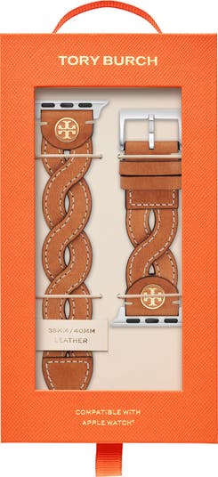 Braided Leather 20mm Apple Watch<sup>®</sup> Watchband