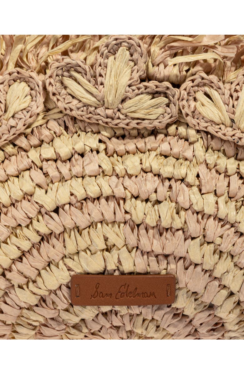 Sam Edelman Lily Straw Clutch, Alternate, color, Brown