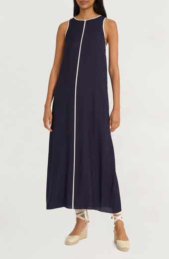 The Good Journey Contrast Piping Maxi Dress
