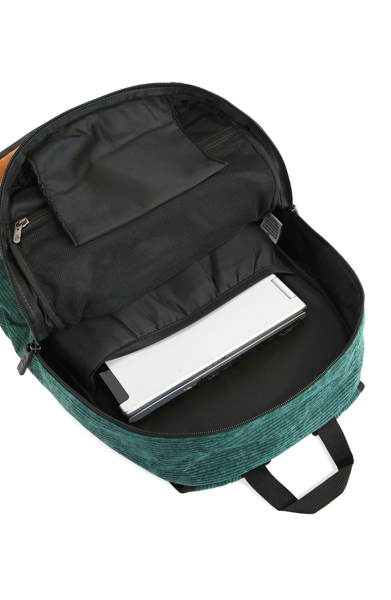 Original Penguin Corduroy Backpack, Alternate, color, Turquiose