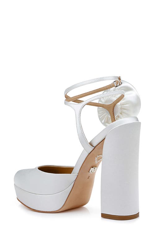 BADGLEY MISCHKA BADGLEY MISCHKA COLLECTION JANESSA ANKLE STRAP PLATFORM PUMP
