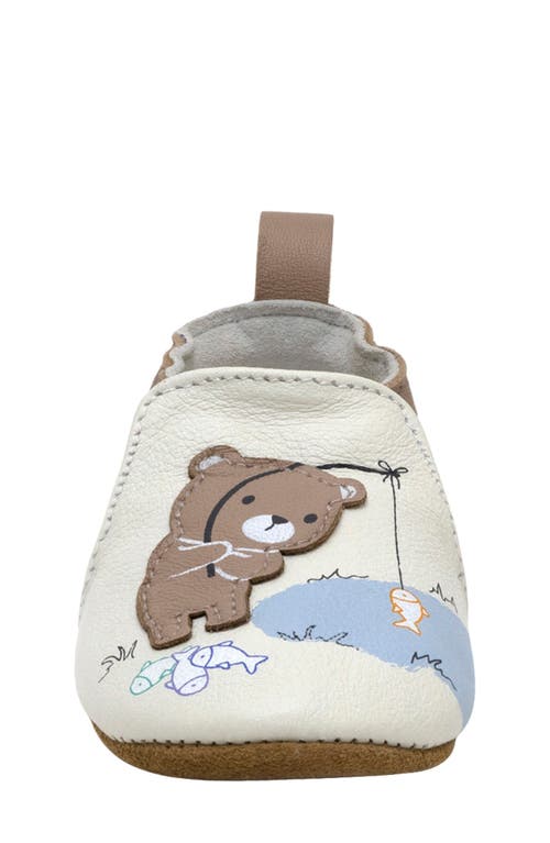 Robeez ® Great Catch Crib Shoe In Ivory