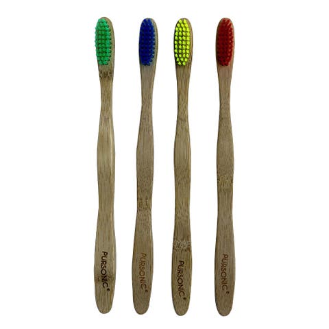 100% Natural Eco Toothbrushes (4 pack)
