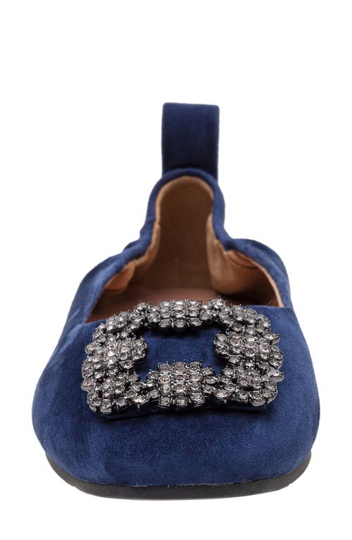 Linea Paolo Mina Flat In Navy
