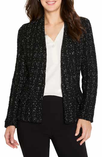 NIC+ZOE Metallic Grid Knit Jacket