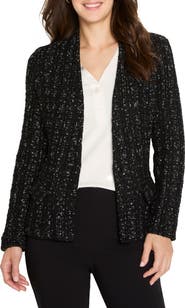 NIC+ZOE Metallic Grid Jacket
