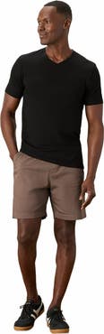 Pact Luxe Stretch Jersey Slim V-Neck Tee