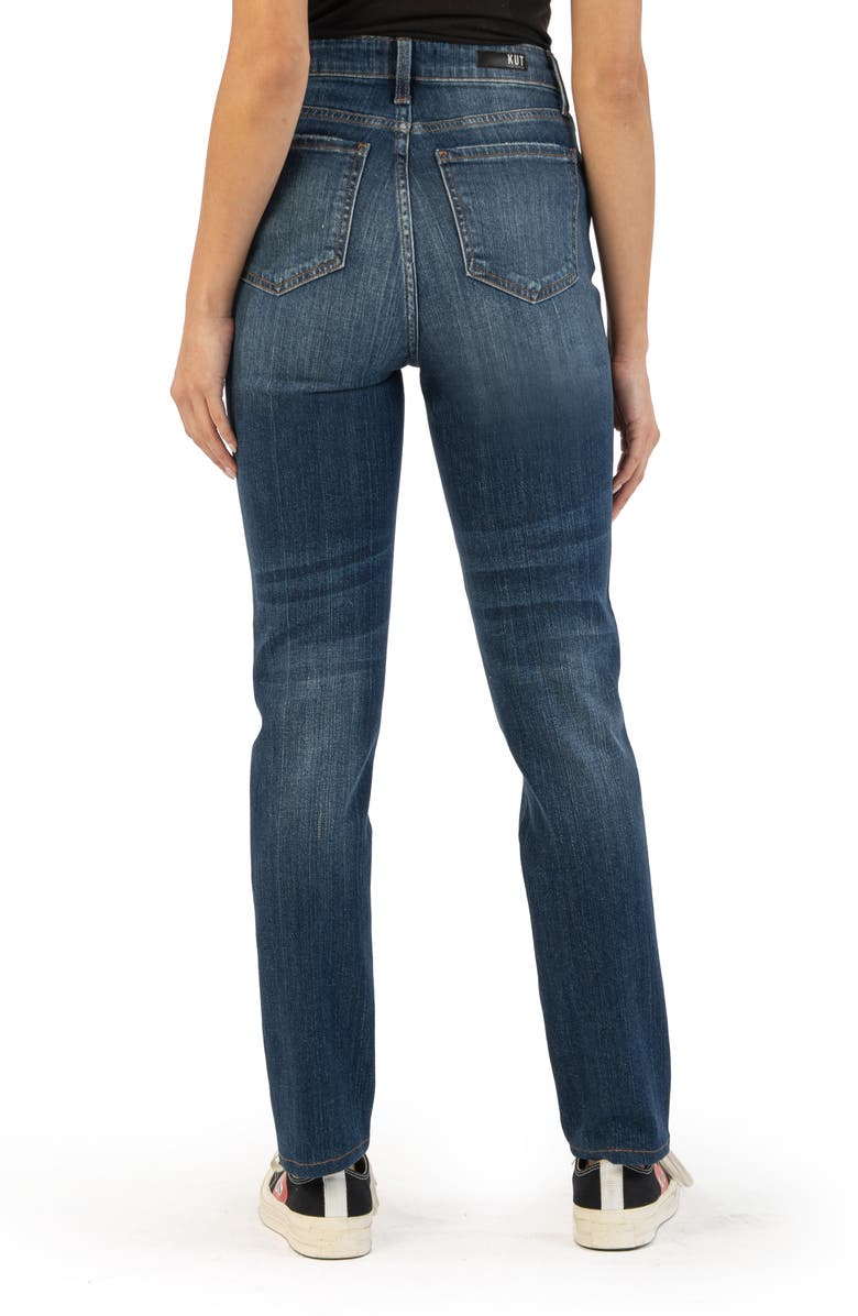 KUT from the Kloth Christine High Waist Straight Leg Jeans, Alternate, color, 