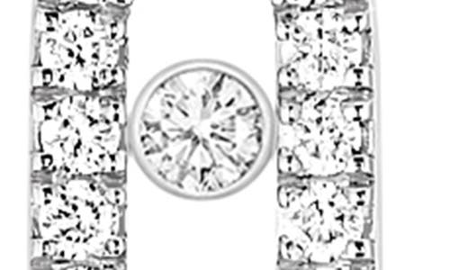 Messika Move Uno Mismatched Pavé Diamond Drop Earrings In White Gold