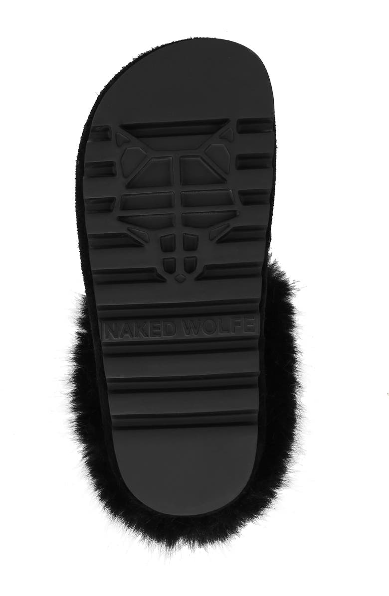 Naked Wolfe Harlow Suede Slipper, Alternate, color, Black